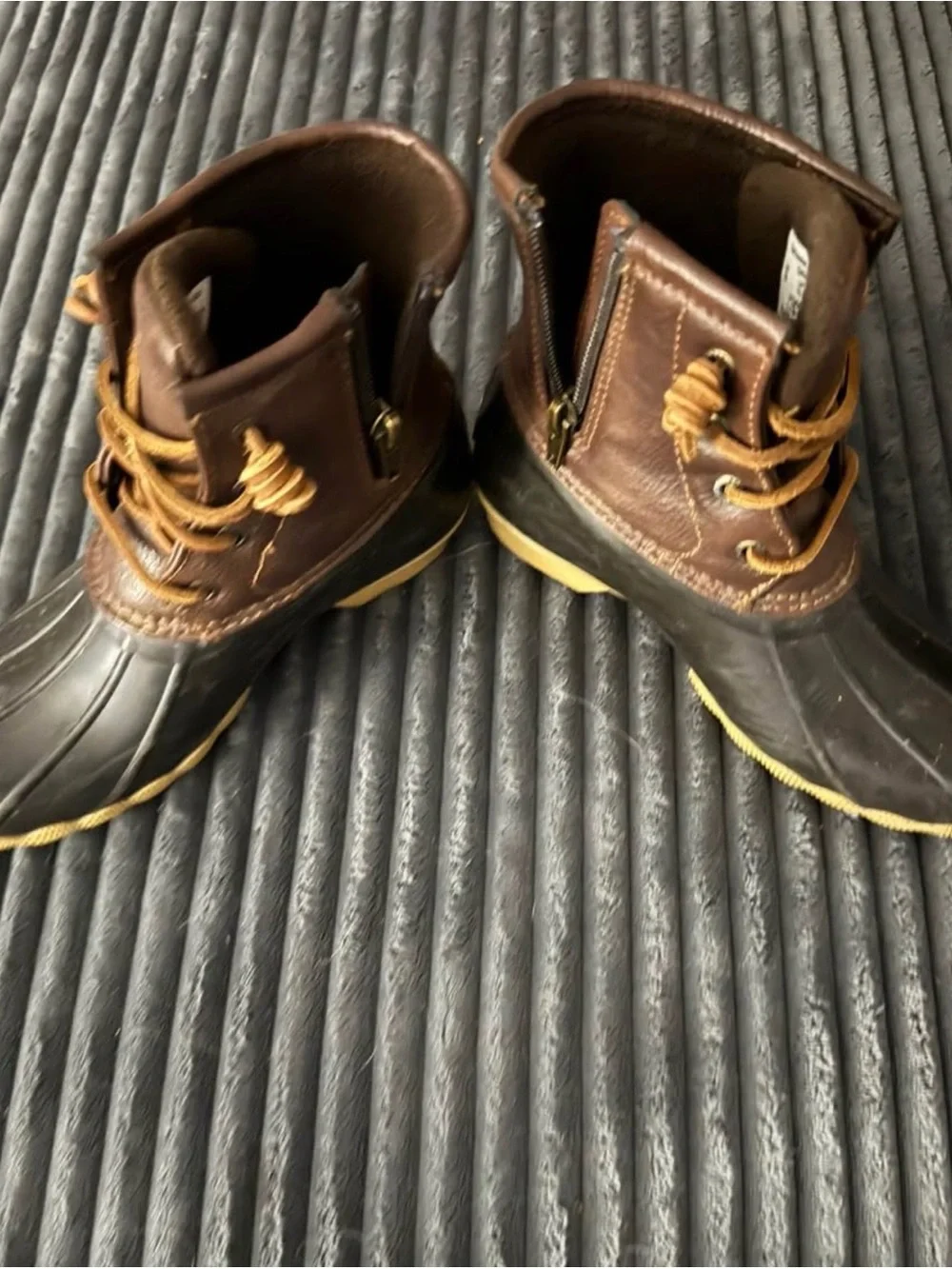 Kids Sperry Brown Duck Boots